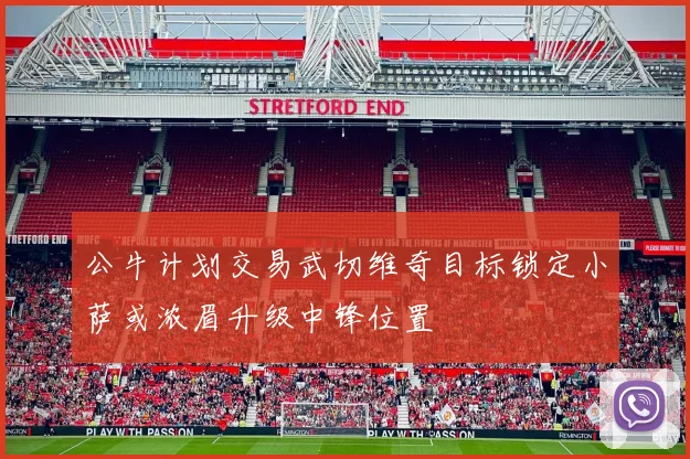 公牛计划交易武切维奇目标锁定小萨或浓眉升级中锋位置